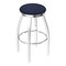 Holland Bar Stool Co 25" Swivel Counter Stool, Chrome Finish, Graph Anchor Seat 80225CH014 - alternate 1